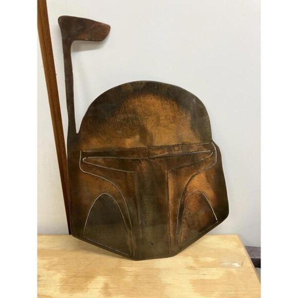 Star Wars Bobo Fett Handmade Mild Metal Hanging Display